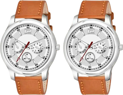 MAHAKAPI 3D-DIALS Oval Shaped-Rounded Formal Contrast Fast Selling Premium 3D-DIALS Oval Shaped-Rounded Formal Contrast Fast Selling Premium Analog Watch  - For Men