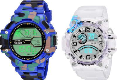 Brostin Upgraged New Men's Article Digital Men's Combo Watches Digital Watch  - For Men