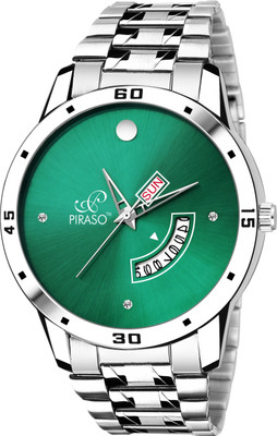 PIRASO 1140-GRN-CK Day & Date Display Smart Analog Watch  - For Men