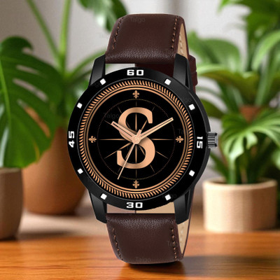 Talgo ALPHA-S-AVO-BLK-BRW-L Analog Watch  - For Men