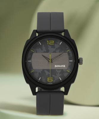 SONATA 77086PP11W - SDM358 - SONATA CAMO Camo Analog Watch  - For Men