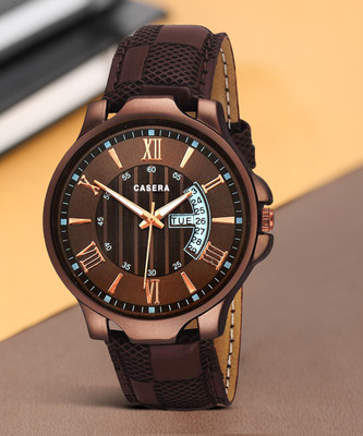 give and take best blue color day and date watch Analog Watch  - For Men
