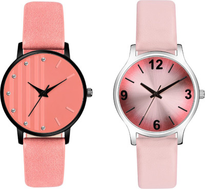 Stepso New Combo Formal Dial And Genuine Leather Strap Analog Watch  - For Girls