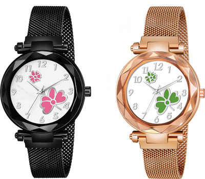 Csamon 315 Maganet Designer Fashion Wrist Analog Watch  - For Girls