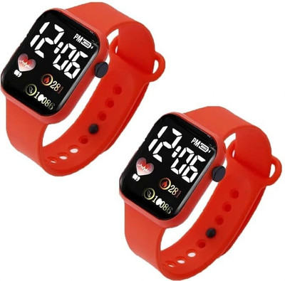 dmash Digital Sports Fitness Square Led Watch digital WATCH Digital Watch  - For Boys