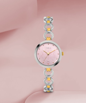 TIMEX Pink-Dial Analog Watch  - For Women