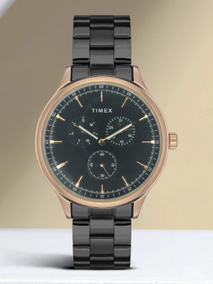 TIMEX Multi Function Black Dial Analog Watch  - For Men