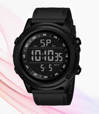 Diaggro 9086 Black digital sports watch with multiple functions Digital Watch  - For Men