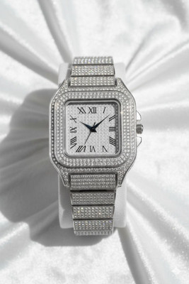 LEATHERTONE EZ36 Statement Diamond Timepiece Analog Watch  - For Men & Women