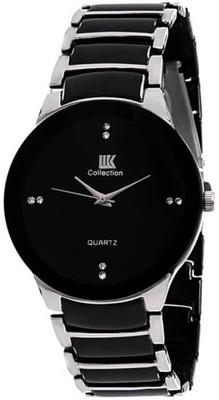 IIK Collection Black Dial with Black Bracelet Strap Analog Watch  - For Men