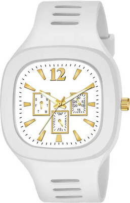 EDDY HAGER EH-361-WH Stylish Working Date Analog Watch  - For Boys