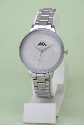 VIRAKTI Brand New Best Quality Round Case Dial With Stainless Steel Chain Brand New Best Quality Round Case Dial With Stainless Steel Chain Analog Watch  - For Girls