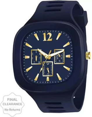 Wolcentra Square Dial Silicone Strap Gift Watch For Boys Skz-046 Analog Watch  - For Men