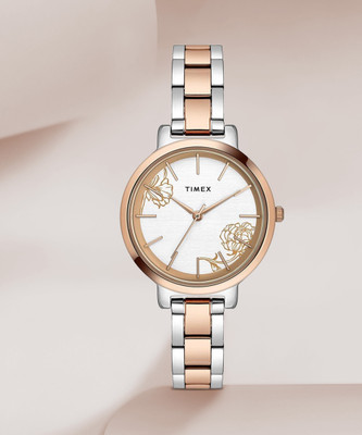TIMEX Silver Dial Analog Watch  - For Women