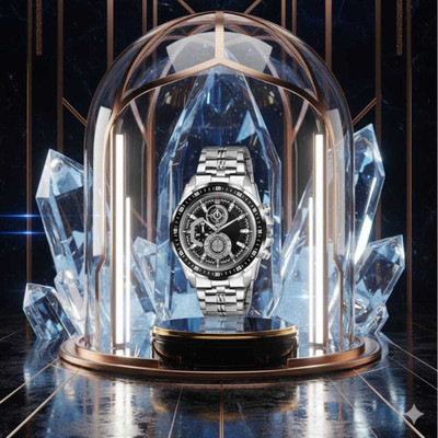 Fanish fashion Luxury Chronograph Stainless Steel Watch for Men TRENDY SERIES Analog Watch  - For Men