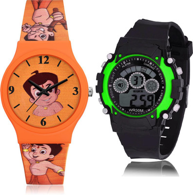 TIMETRANSELEVATE CM733-B3 Analog-Digital Watch  - For Boys