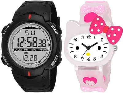 Napp mall TIMEX_pink Kitty analog New Trandy Digital Watch Digital Watch  - For Boys & Girls
