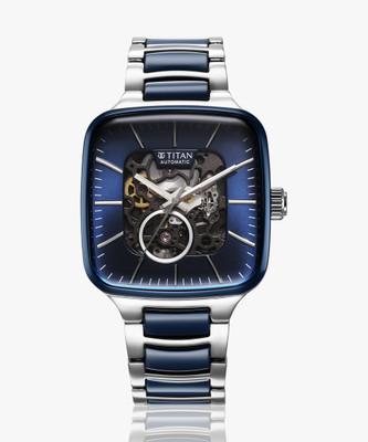 Titan Ceramic Fusion Automatic Ceramic Automatic Fusion Square Analog Watch  - For Men
