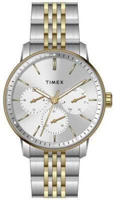 TIMEX TWEG25408 Silver Round Dial Analog Watch  - For Men