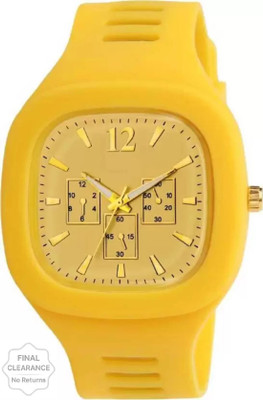 Wolcentra Square Dial Silicone Strap Gift Watch For Boys Skz-046 Analog Watch  - For Men