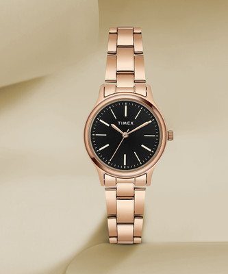 TIMEX Black Dial Analog Watch  - For Women