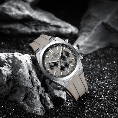 NAVIFORCE NF8080 Mutifunctional Grey Dial With Grey Silicon Strap Analog Watch  - For Men