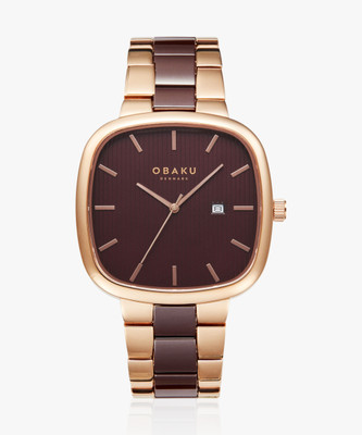 OBAKU Timian Nut Ceramic Timian Nut Analog Watch  - For Men