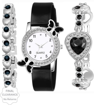 WHITE STONE BF-1 BLACK Analog Watch  - For Women