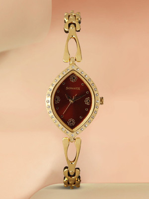SONATA NP8149YM01 Wedding Collection Analog Watch  - For Women