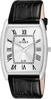 Aglance AGLANCE 1045 SLIM AND LIGHT WEIGHT TWO HANDS SILVER WATCH Analog Watch  - For Men