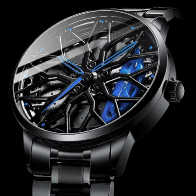 Rylo wheel blue wheel blue Analog Watch  - For Men