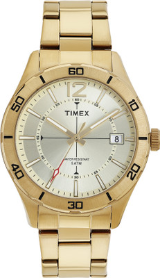 TIMEX TWEG295SMU08 Timex Champagne Round Dial Analog Watch  - For Men