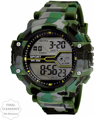 Trex Shock&Water Resistance Alarm Digital Watch  - For Boys