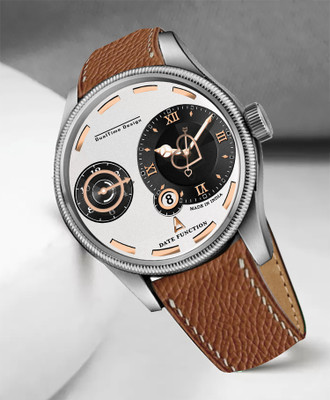 Swara Enterprise 16037 A luxurious fusion of Analoge Watch and classic leather craftsmanship.-16037 Analog Watch  - For Men