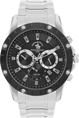 Santa Barbara Polo & Racquet Club SB.1.10545-1 Chronograph Black Dial Quartz Analog Watch  - For Men