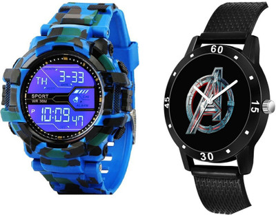 Brostin New Stylish Analog-Digital Men's Combo Watches Analog-Digital Watch  - For Men