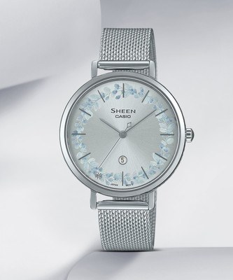 CASIO SHE-4539FM-7AUDF Sheen Analog Watch  - For Women