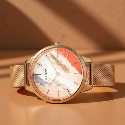 Titan 2664WM01 Purple Glam it up Analog Watch  - For Women