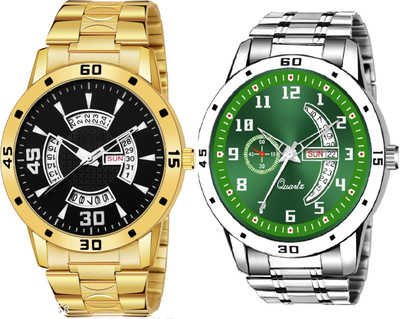 Caihong GOLD-21-AND-SLV-6 Analog Watch  - For Men