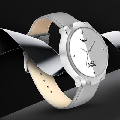 HALA Stylish Watch | Minimalist | Premium | Genuine Leather Strap Analog Watch  - For Men