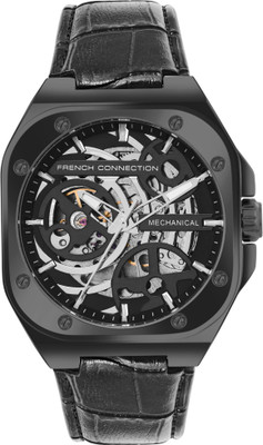 French Connection FCA15BBL Automatic watch See Through Dial Analog Watch  - For Men