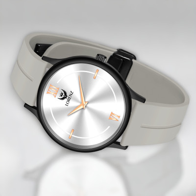 LORENZ MK-4071R Slim Case Analog Watch with Grey Magnetic Lock Strap Analog Watch  - For Men & Women