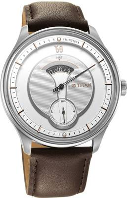 Titan 1890Sl01-Dm756-Titan Quartet Analog Watch  - For Men