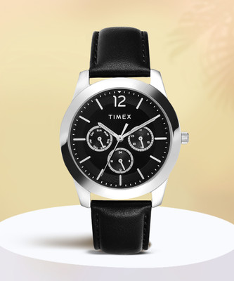 TIMEX Multi Function Black Dial Analog Watch  - For Men