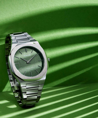 D1 MILANO UTBJ06 Ultra Thin Green Dial Quartz Analog Watch  - For Men