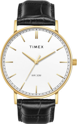 TIMEX TWTG12200 TIMEX White Round Dial Analog Watch  - For Men