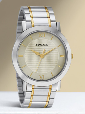 SONATA NP77108BM01W Wedding collection Analog Watch  - For Men