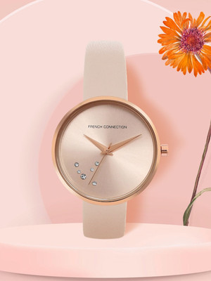 French Connection French Connection Analog Gold Dial Women's Watch-FCL23-G Analog Watch  - For Women