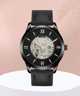 TIMEX Automatic Black Dial Analog Watch  - For Men