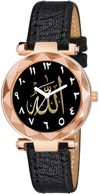 Talgo ALLAH BLK-D-BLK-CUTL-W Best Quality Glamorous Girls Analog Watch  - For Men